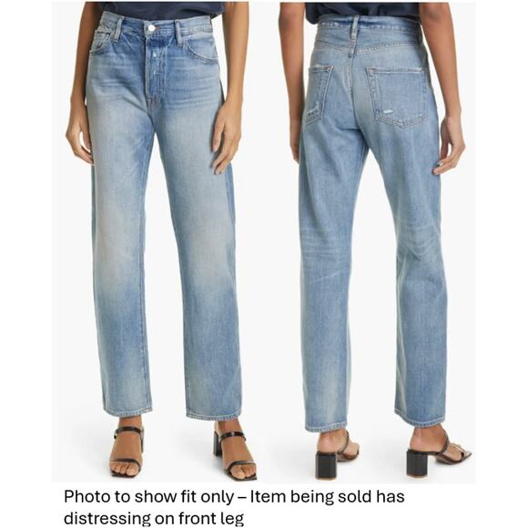 FRAME Le Slouch Newell Distressed High Waist Boyfriend Jeans LSLJ207 Women's 27 - Picture 3 of 16